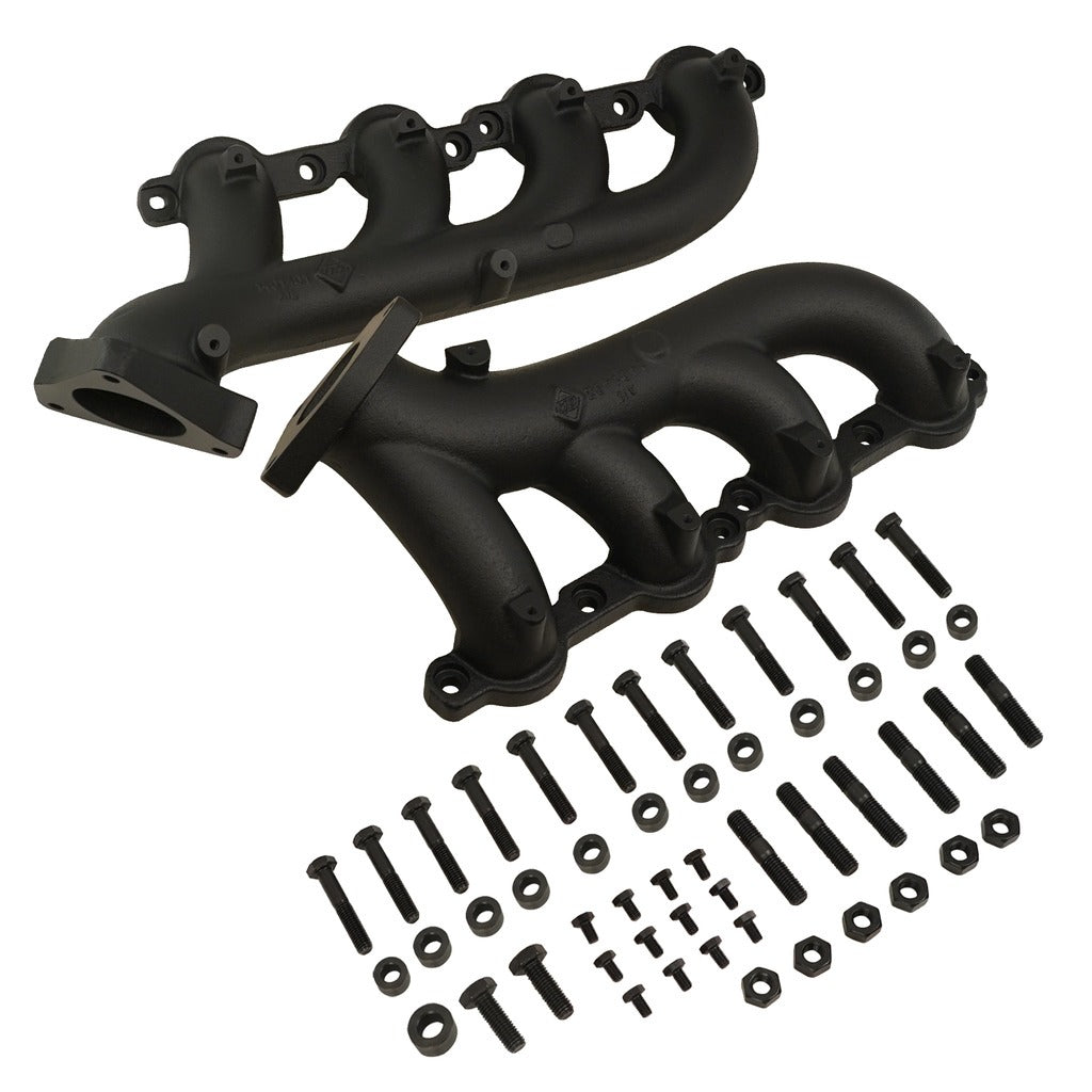 BD Diesel 1041400 EXHAUST MANIFOLD KIT CHEVY SILVERADO 1500 & GMC SIERRA 1500 V8 2002-2013 for Select Cadillac Escalade, Cadillac Escalade ESV, Cadillac Escalade EXT, Chevrolet Avalanche, Chevrolet Avalanche 1500, Chevrolet Express 1500, Chevrolet