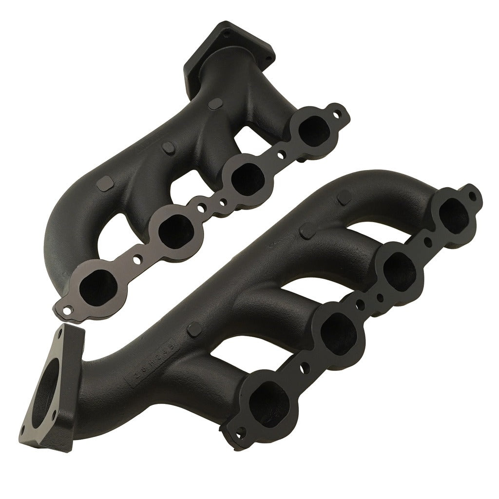 BD Diesel 1041400 EXHAUST MANIFOLD KIT CHEVY SILVERADO 1500 & GMC SIERRA 1500 V8 2002-2013 for Select Cadillac Escalade, Cadillac Escalade ESV, Cadillac Escalade EXT, Chevrolet Avalanche, Chevrolet Avalanche 1500, Chevrolet Express 1500, Chevrolet