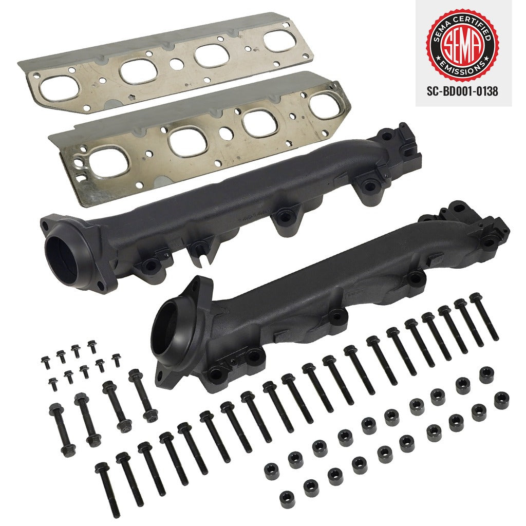 BD Diesel 1041467 EXHAUST MANIFOLD KIT RAM 1500 DT 5.7L HEMI 2019-2024 for Select Dodge Durango, Jeep Grand Cherokee, Ram