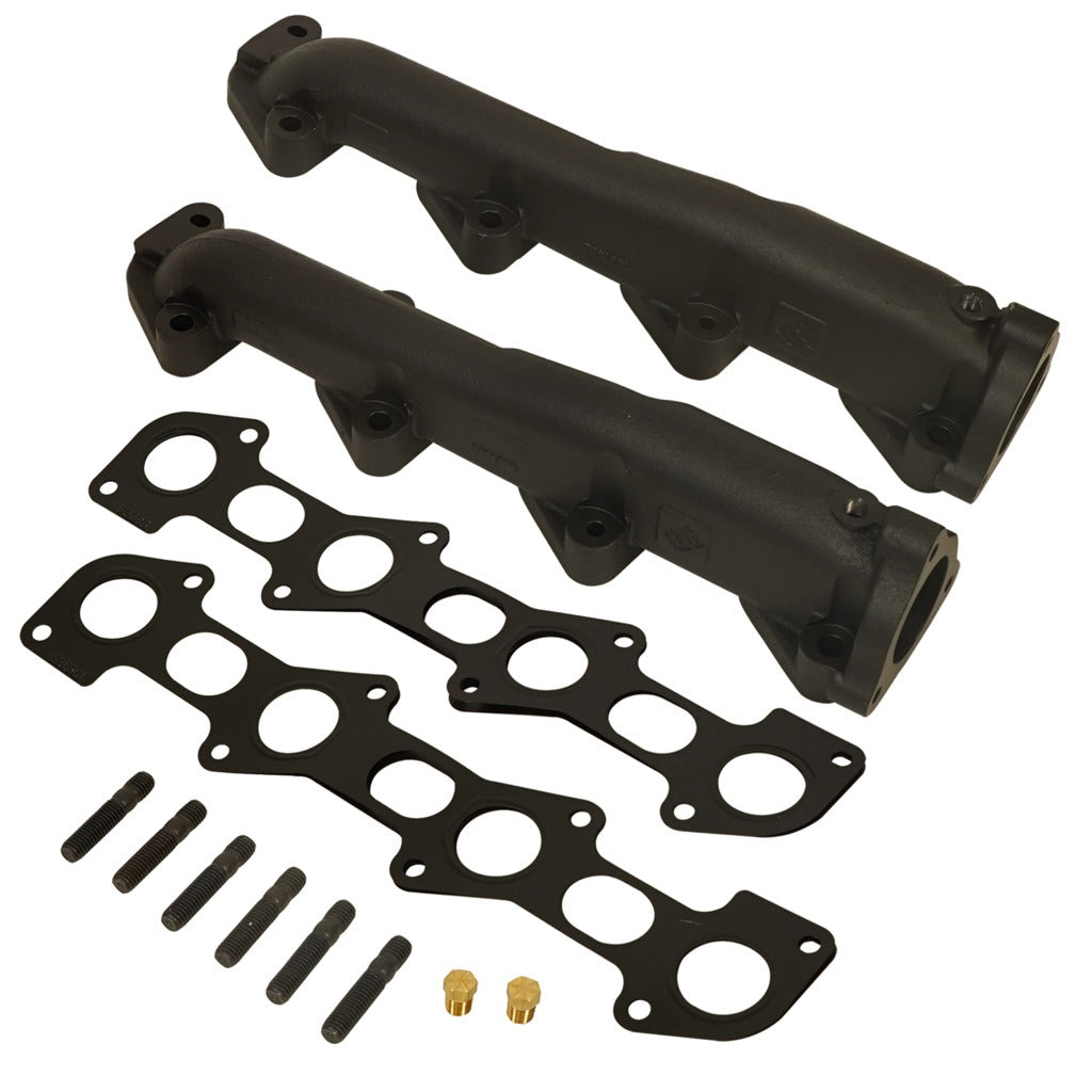 BD Diesel 1041482 Exhaust Manifold Set PowerStroke 6.4L - Ford 2008-2010 F-250/F-350/F-450/F-550 for Select Ford F-250 Super Duty, Ford F-350 Super Duty, Ford F-450 Super Duty, Ford F-550 Super Duty