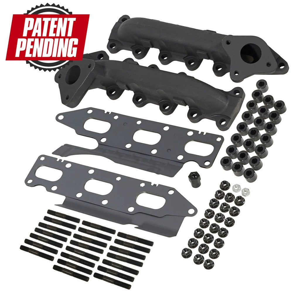 BD Diesel 1043001 BD Exhaust Manifolds Ford F-150 3.5L Ecoboost 2011-2016 for Select Ford Expedition, Ford F-150, Ford Lobo, Ford Transit-150, Ford Transit-250, Ford Transit-350, Ford Transit-350 HD, Lincoln Navigator