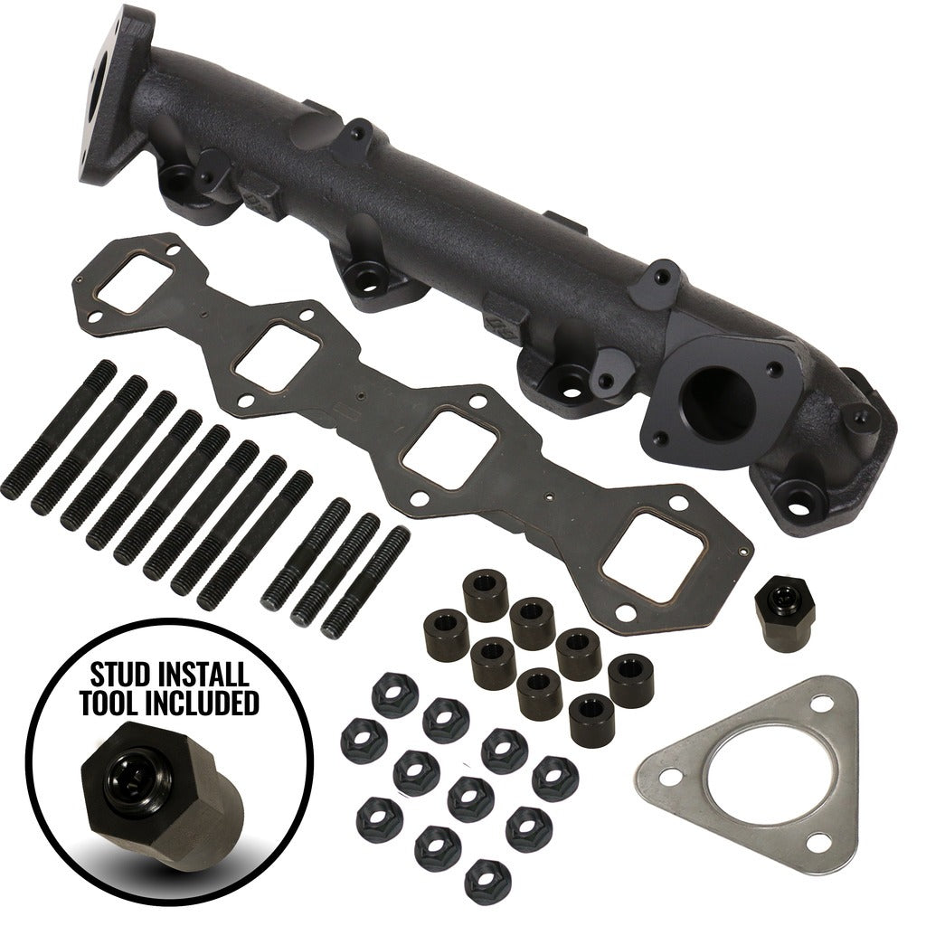 BD Diesel 1043005 BD 6.7L Power Stroke Exhaust Manifold Passenger Side - Ford 2011-2014 for Select Ford F-250 Super Duty, Ford F-350 Super Duty, Ford F-450 Super Duty, Ford F-550 Super Duty