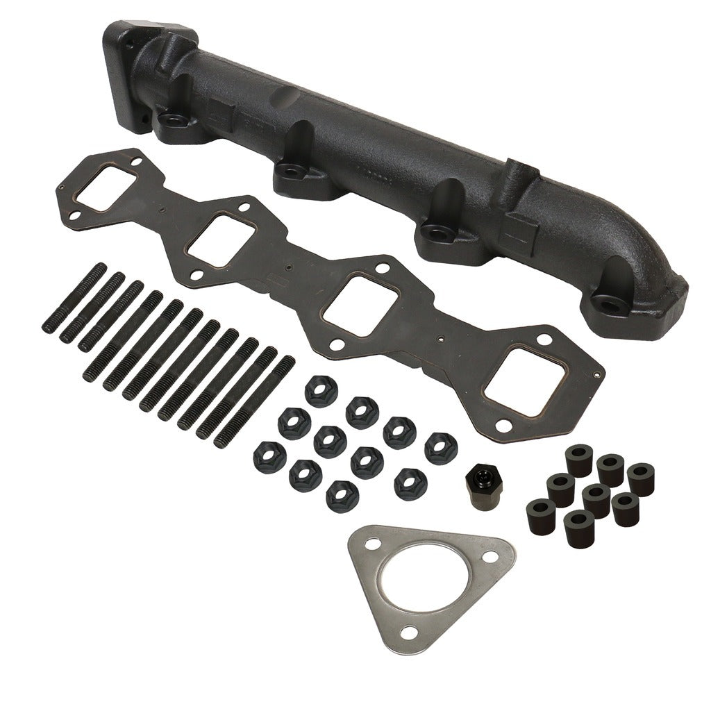 BD Diesel 1043006 BD 6.7L Powerstroke Driver's Side Exhaust Manifold Kit - Ford 2011-2019 for Select Ford F-250 Super Duty, Ford F-350 Super Duty, Ford F-450 Super Duty, Ford F-550 Super Duty