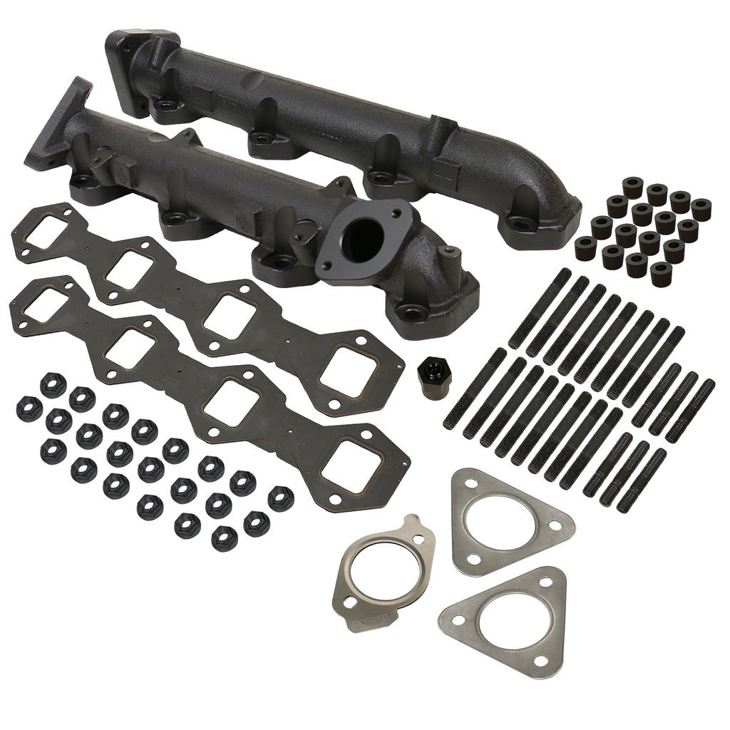 BD Diesel 1043007 BD 6.7L Powerstroke Exhaust Manifold Kit - Ford 2011-2016 for Select Ford F-250 Super Duty, Ford F-350 Super Duty, Ford F-450 Super Duty, Ford F-550 Super Duty