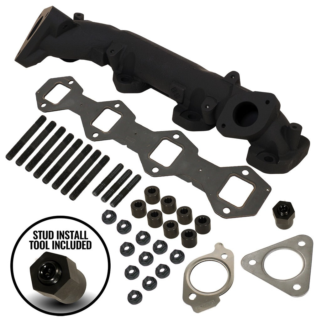 BD Diesel 1043009 BD 6.7L Powerstroke Exhaust Manifold Passenger Side - Ford 2015-2019 for Select Ford F-250 Super Duty, Ford F-350 Super Duty, Ford F-450 Super Duty, Ford F-550 Super Duty