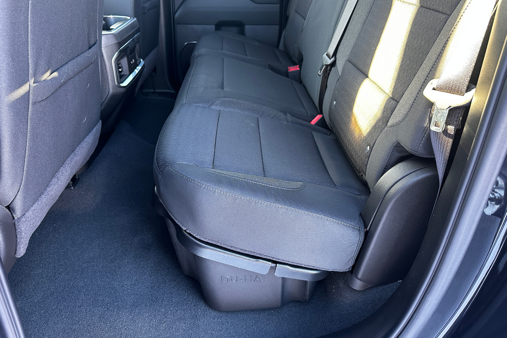DU-HA 10430 DÜHA 10430 Lockbox Underseat Storage / Gun Case - Black for Select Chevrolet Silverado 1500, Chevrolet Silverado LD, Chevrolet Silverado HD, Chevrolet Silverado HD, GMC Sierra 1500, GMC Sierra HD, GMC Sierra HD
