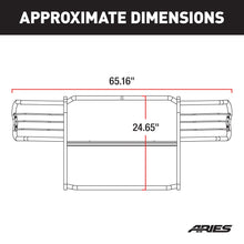 Load image into Gallery viewer, ARIES 1043 Black Steel Grille Guard, Select Jeep Cherokee, Sport for Select Jeep Cherokee