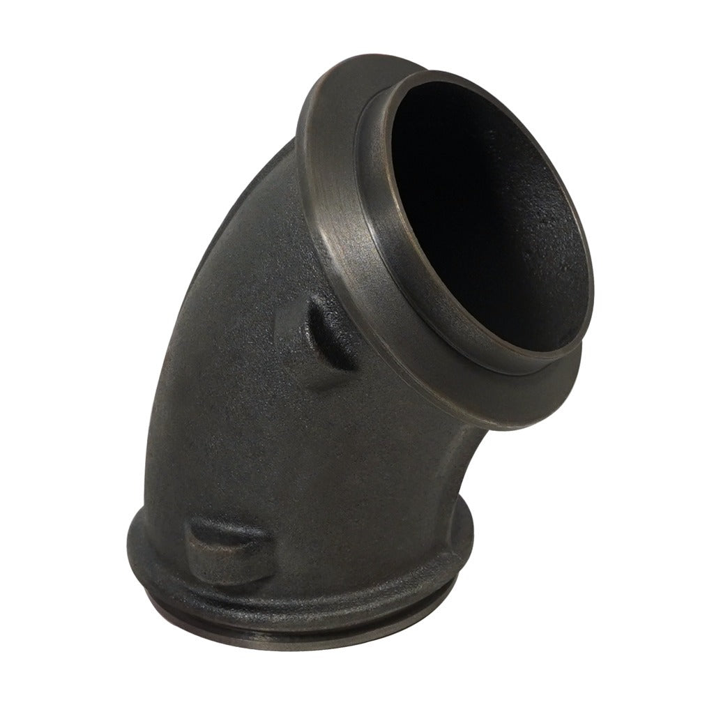 BD Diesel 1045100 Exhaust Elbow, Turbo Cast Dodge 5.9L Cummins 2004.5-2007 for Select Dodge Ram 2500, Dodge Ram