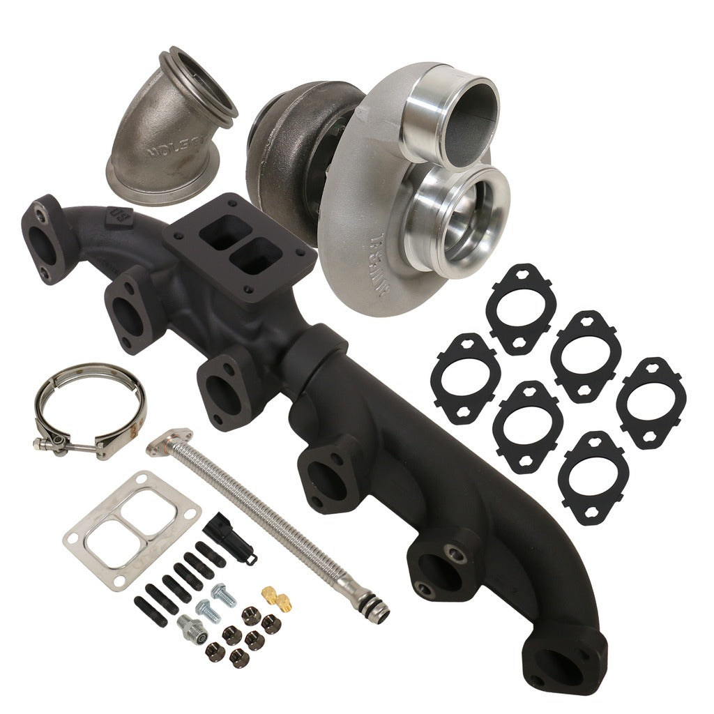 BD Diesel 1045176 BD Iron Horn 5.9L Cummins Turbo Kit S366SXE/80 0.91AR Dodge 2003-2007 for Select Dodge Ram 2500, Dodge Ram