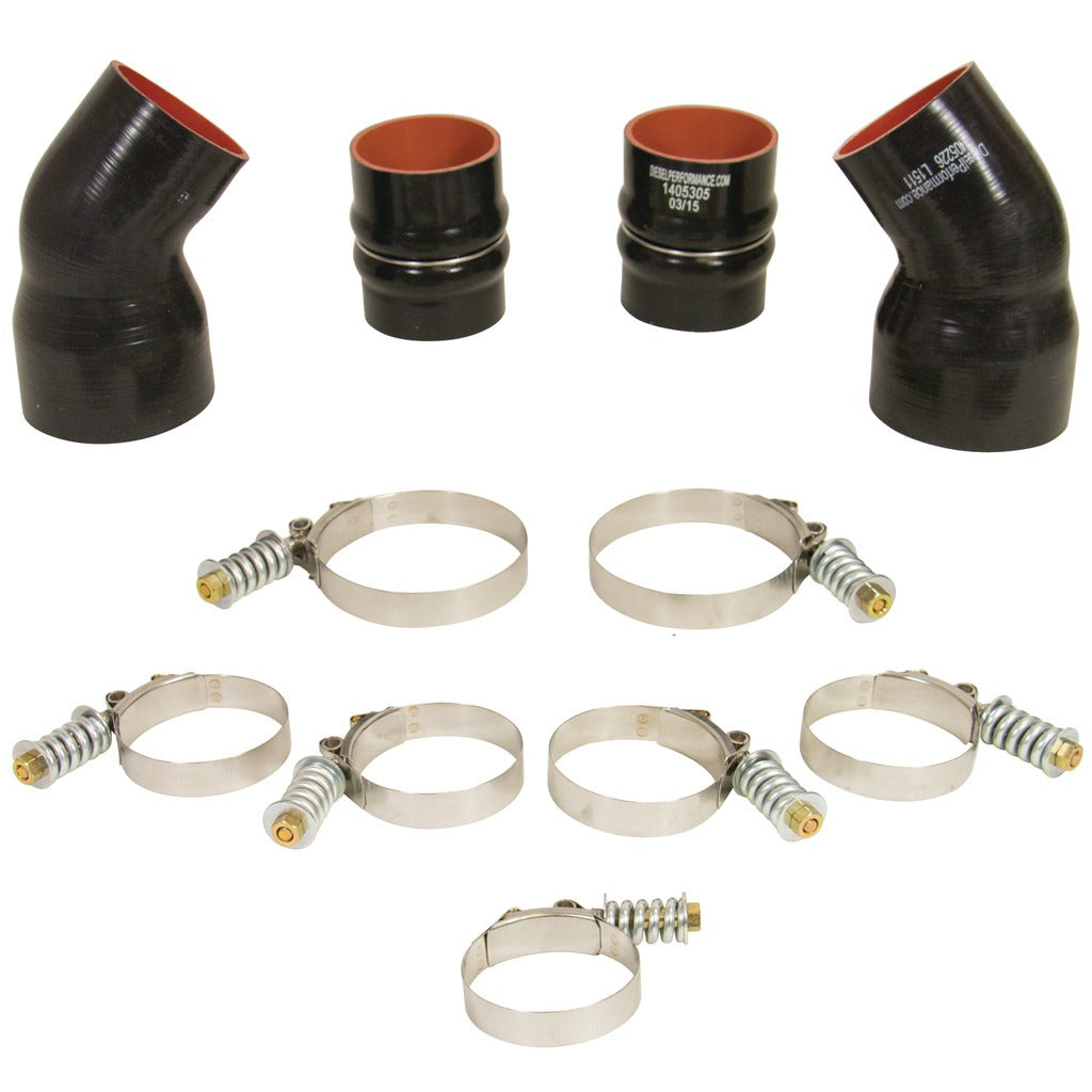 BD Diesel 1045210 BD Intercooler Hose & Clamp Kit 5.9L Cummins Dodge 1994-2002 Ram for Select Dodge Ram 2500, Dodge Ram