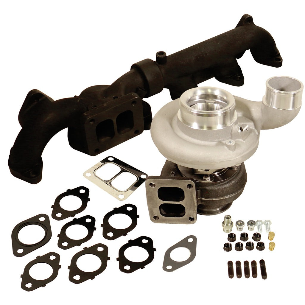 BD Diesel 1045292 BD Iron Horn 6.7L Cummins Turbo Kit S363SXE/76 0.91AR Dodge 2007.5-2018 for Select Dodge Ram 2500, Dodge Ram 3500, Ram 2500, Ram