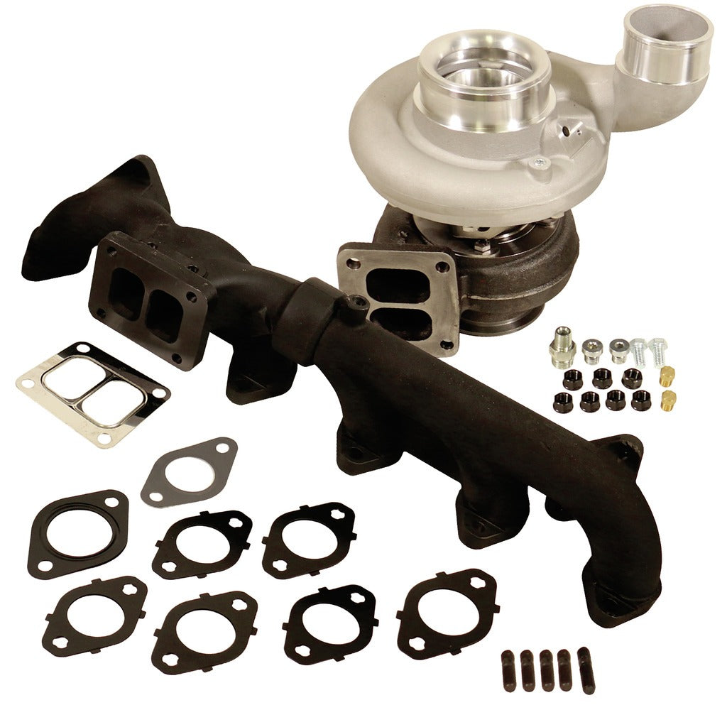 BD Diesel 1045297 BD Iron Horn 6.7L Cummins Turbo Kit S366SXE/80 1.00AR Dodge 2007.5-2018 for Select Dodge Ram 2500, Dodge Ram 3500, Ram 2500, Ram