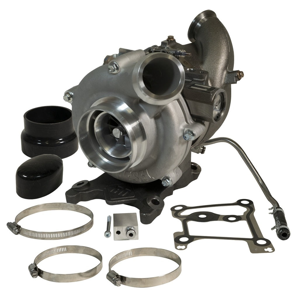 BD Diesel 1045824 BD 6.7L Power Stroke Screamer Stage 1 Retrofit Turbo Kit Ford 2011-2016 for Select Ford F-250 Super Duty, Ford F-350 Super Duty, Ford F-450 Super Duty, Ford F-550 Super Duty