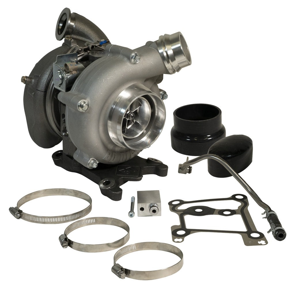 BD Diesel 1045825 BD 6.7L Power Stroke Screamer Stage 2 Turbo Kit - Ford 2011-2016 for Select Ford F-250 Super Duty, Ford F-350 Super Duty, Ford F-450 Super Duty, Ford F-550 Super Duty