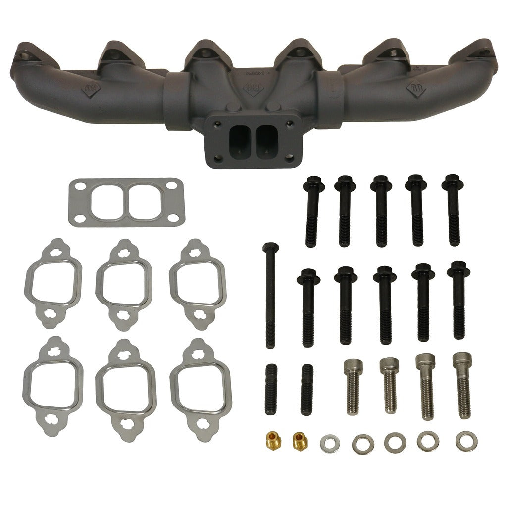 BD Diesel 1046048 BD PULSE EXHAUST MANIFOLD KIT DODGE 1988-1998 5.9L 12-VALVE for Select Dodge D250, Dodge D350, Dodge Ram 2500, Dodge Ram 3500, Dodge W250, Dodge W350