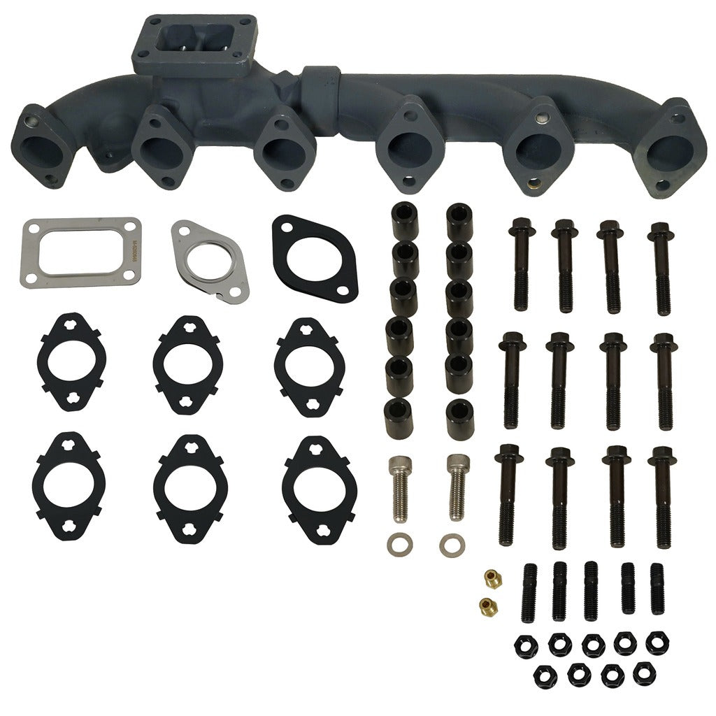 BD Diesel 1046067 6.7L CUMMINS EXHAUST MANIFOLD KIT DODGE 2007.5-2012 3500/4500/5500 CAB & CHASSIS for Select Dodge Ram 3500, Dodge Ram 4500, Dodge Ram 5500, Ram 3500, Ram 4500, Ram