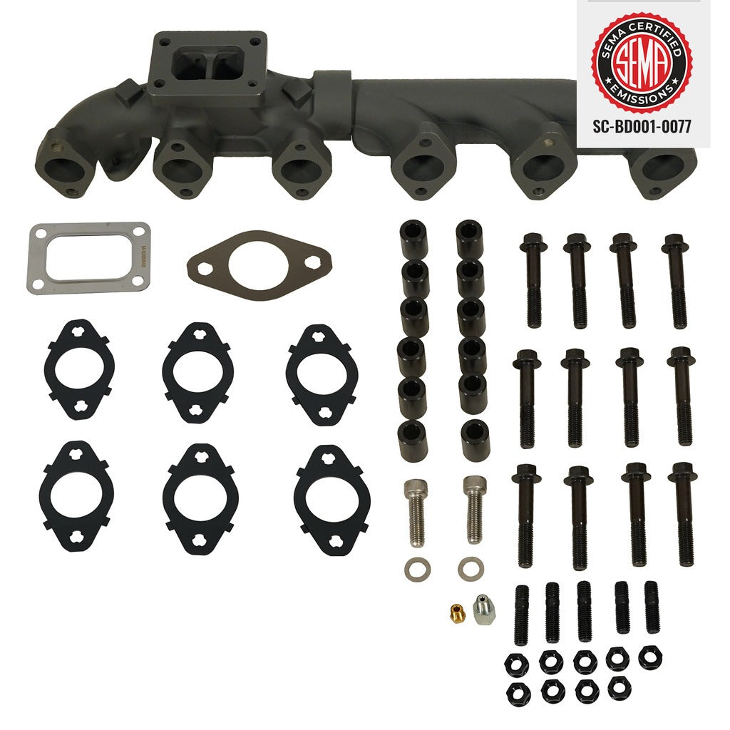 BD Diesel 1046068 BD EXHAUST MANIFOLD KIT RAM 3500/4500/5500 CAB&CHASSIS 6.7L CUMMINS 2013-2018 for Select Ram 3500, Ram 4500, Ram