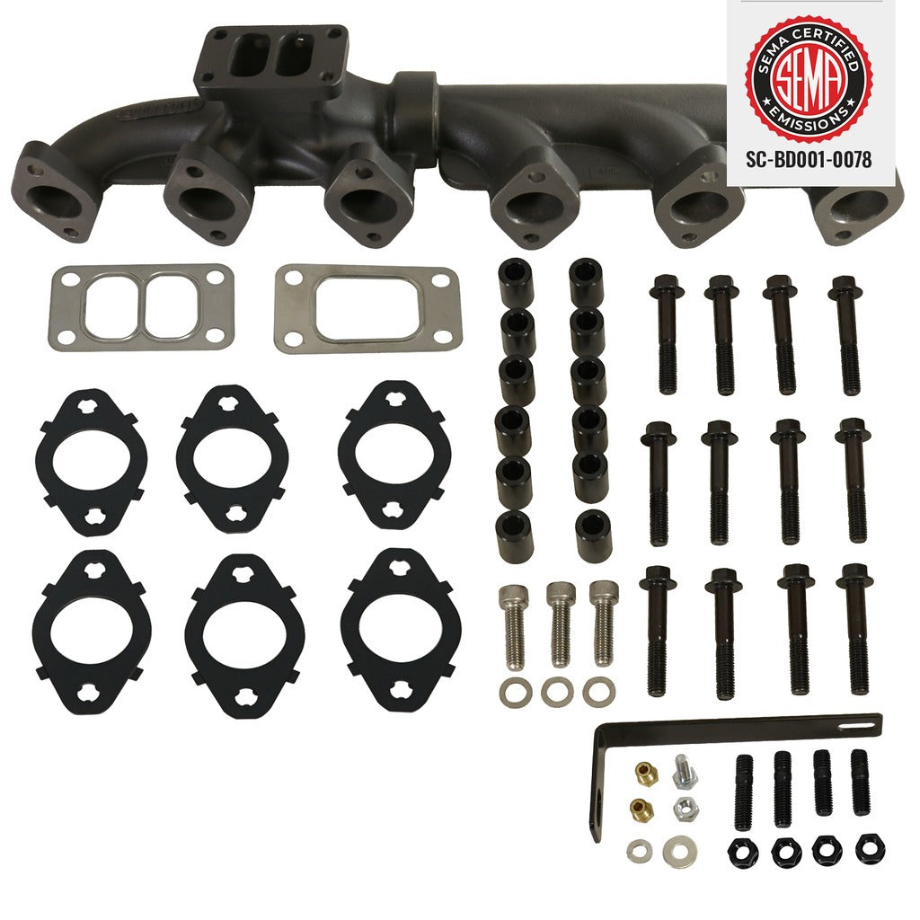 BD Diesel 1046087 BD PULSE 5.9L CUMMINS EXHAUST MANIFOLD KIT DODGE 2003-2007 for Select Dodge Ram 2500, Dodge Ram