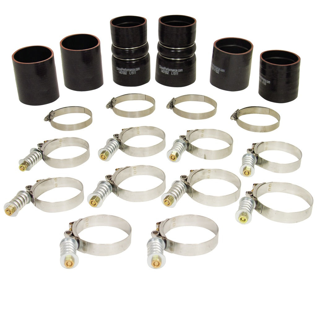 BD Diesel 1047030 BD 7.3L Powerstroke Intercooler Hose & Clamp kit Ford 1999.5-2003 for Select Ford Excursion, Ford F-250 Super Duty, Ford F-350 Super Duty