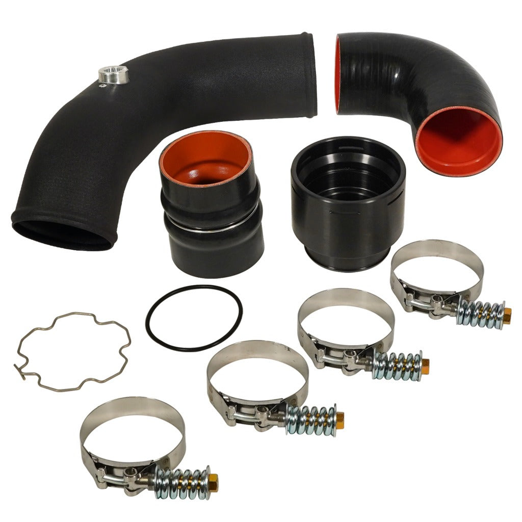 BD Diesel 1047038 BD CAC Intake Pipe Upgrade Ford 6.7L PowerStroke 2011-2016 for Select Ford F-250 Super Duty, Ford F-350 Super Duty, Ford F-450 Super Duty, Ford F-550 Super Duty