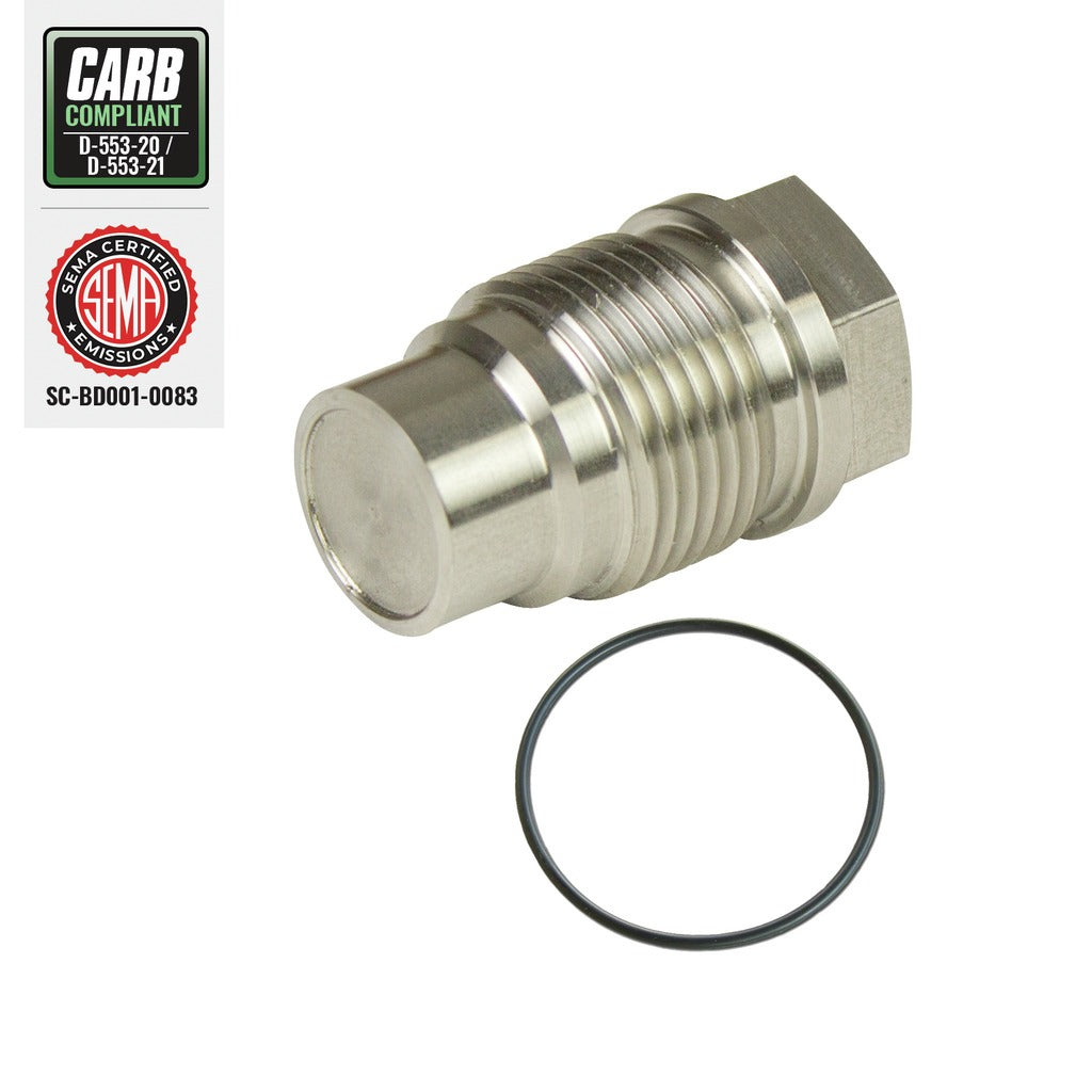 BD Diesel 1050071 BD Duramax / 6.7L Cummins Fuel Rail Plug - Chevy 2004.5-2010 / Dodge 2007.5-2018 for Select Chevrolet Silverado HD, Chevrolet Silverado 3500, Chevrolet Silverado Classic, Chevrolet Silverado HD, Dodge Ram 2500, Dodge Ram 3500, GMC