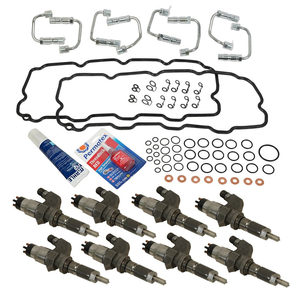 BD Diesel 1050180 Injectors + Install Kit Chevy/GM 6.6L Duramax 2001-2004 for Select Chevrolet Silverado HD, Chevrolet Silverado 3500, GMC Sierra HD, GMC Sierra