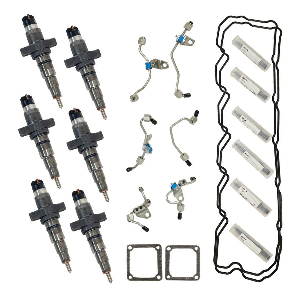 BD Diesel 1050182 Injectors + Install Dodge/Ram 5.9L Cummins 2004.5-2005 for Select Dodge Ram 2500, Dodge Ram