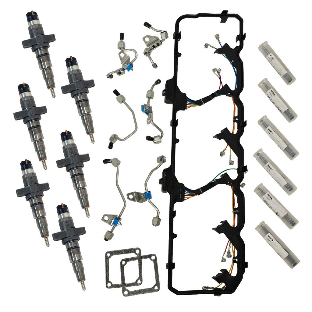 BD Diesel 1050183 Injectors + Install Dodge/Ram 5.9L Cummins 2006-2007 for Select Dodge Ram 2500, Dodge Ram