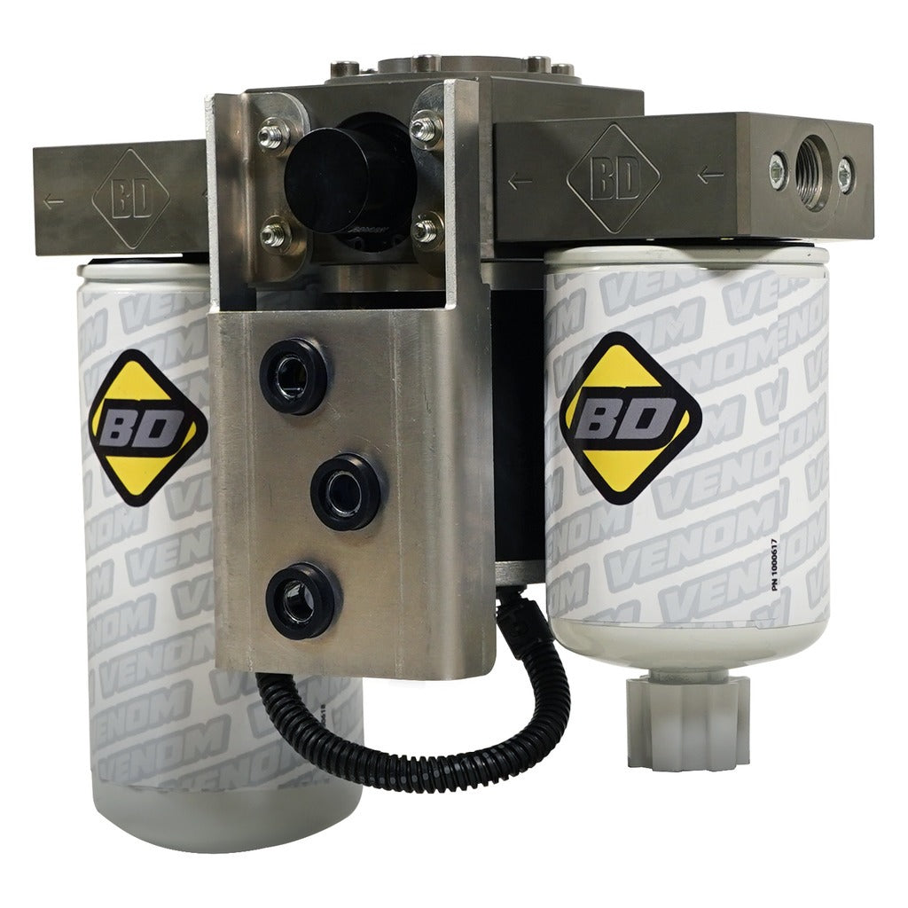 BD Diesel 1050323 BD Venom Duramax Fuel Lift Pump c/w Filter & Separator - Chevy 2011-2016 6.6L for Select Chevrolet Silverado HD, Chevrolet Silverado HD, GMC Sierra HD, GMC Sierra HD