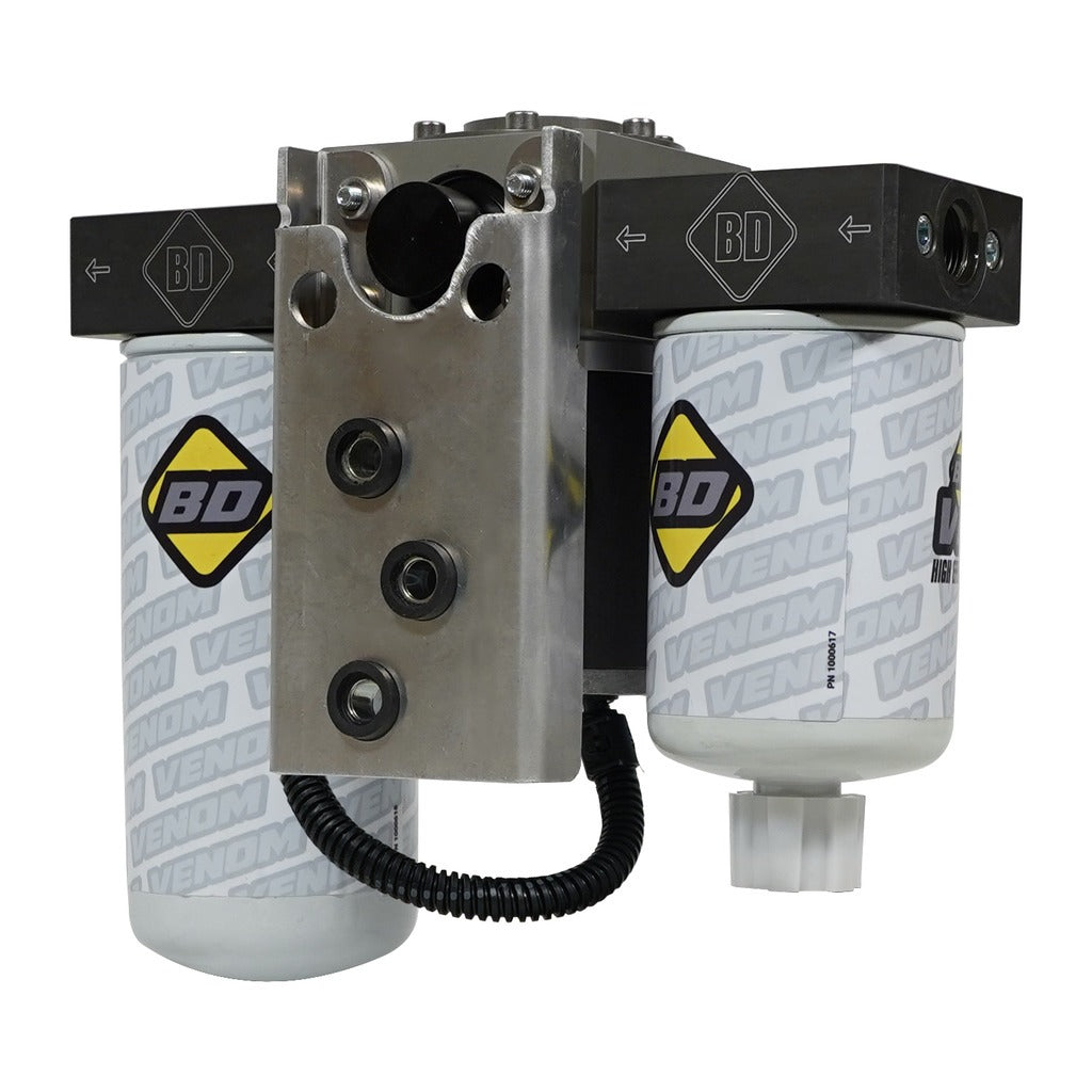 BD Diesel 1050332 BD Venom Cummins Fuel Lift Pump c/w Filter & Separator - Dodge 5.9L 1998.5-2002 for Select Dodge Ram 2500, Dodge Ram