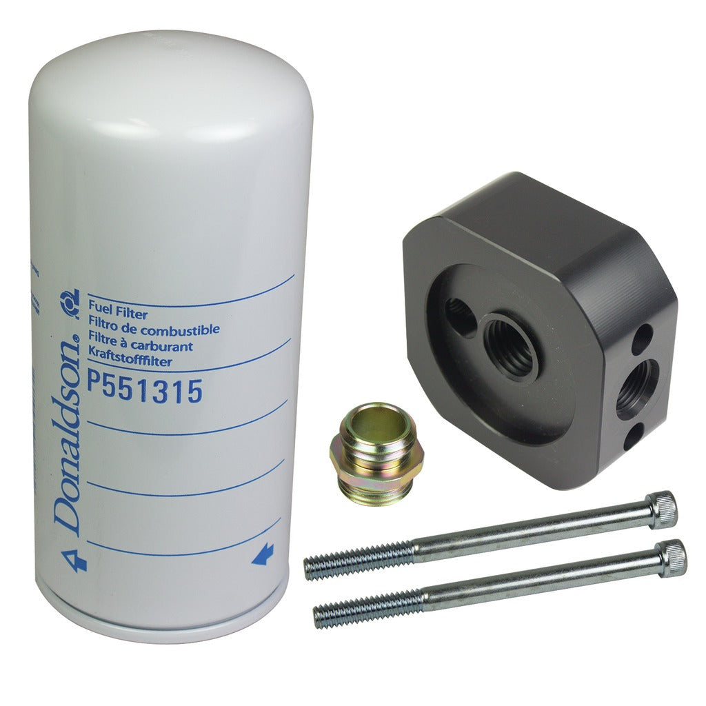BD Diesel 1050340-PFF Flow-MaX Add-On Post Fine Particle Fuel Filter Kit for Select Chevrolet Silverado HD, Chevrolet Silverado 3500, Chevrolet Silverado Classic, Chevrolet Silverado HD, Dodge Ram 2500, Dodge Ram 3500, Ford F-250 Super Duty, Ford F-350