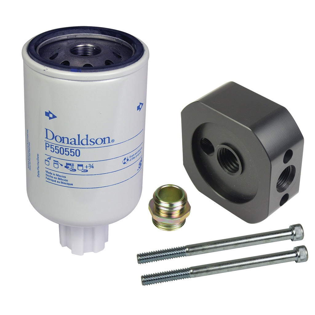 BD Diesel 1050340-WSP Flow-MaX Add-On Pre Water Separator Filter Kit for Select Chevrolet Silverado HD, Chevrolet Silverado 3500, Chevrolet Silverado Classic, Chevrolet Silverado HD, Dodge Ram 2500, Dodge Ram 3500, GMC Sierra HD, GMC Sierra 3500, GMC