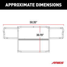 Load image into Gallery viewer, ARIES 1050 Black Steel Grille Guard, Select Jeep Wrangler JK for Select Jeep Wrangler