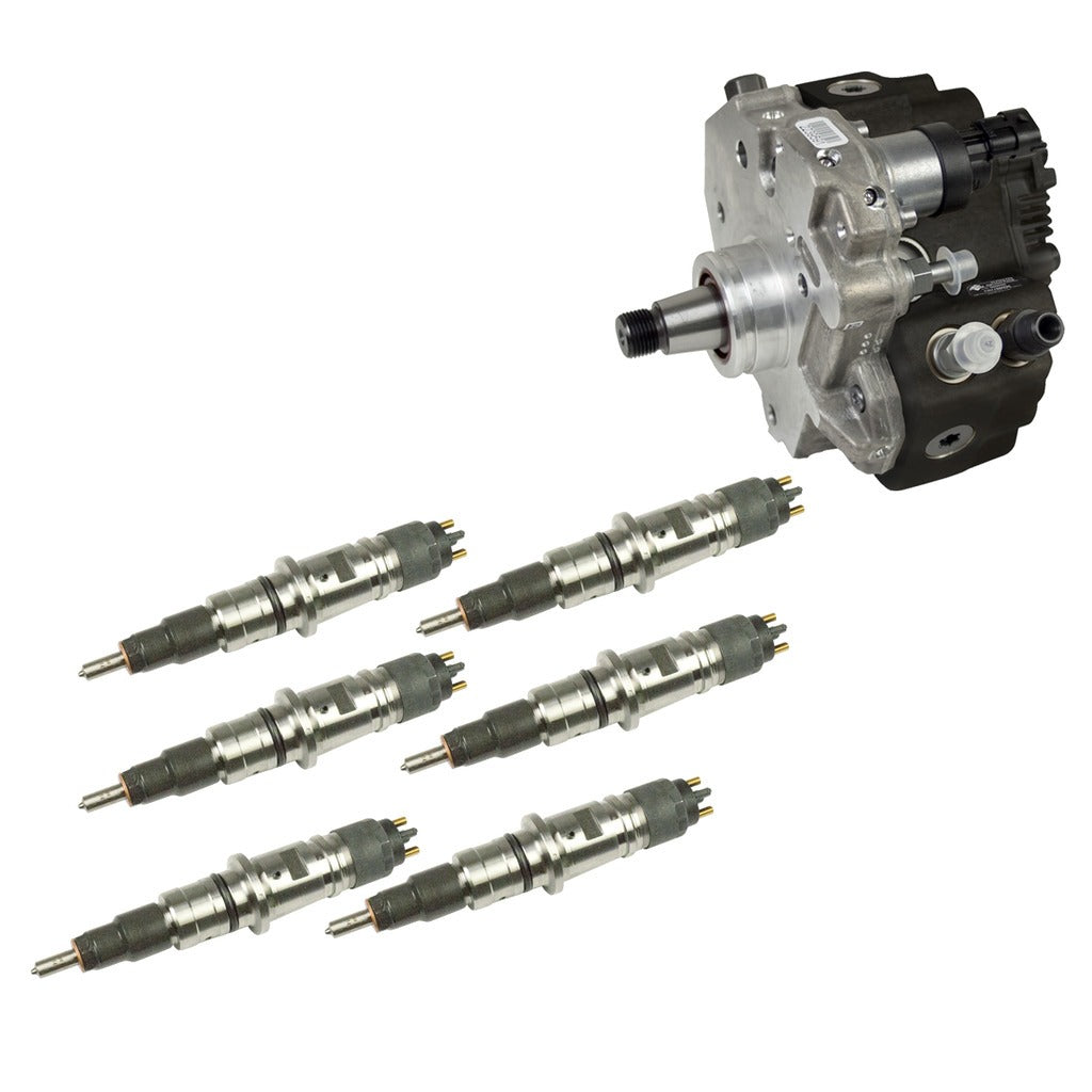 BD Diesel 1051511 BD 6.7L Cummins Stage 2 Performance CR Pump & Injectors Package Dodge 2007.5-18 for Select Dodge Ram 2500, Dodge Ram 3500, Ram 2500, Ram