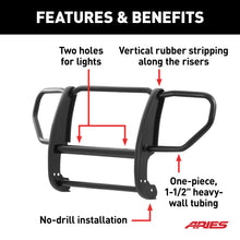 Load image into Gallery viewer, ARIES 1051 Black Steel Grille Guard, Select Jeep Liberty for Select Jeep Liberty