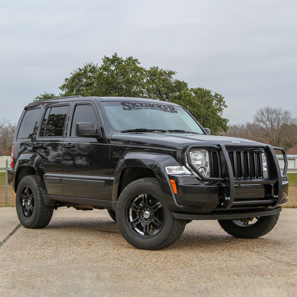ARIES 1051 Black Steel Grille Guard, Select Jeep Liberty for Select Jeep Liberty