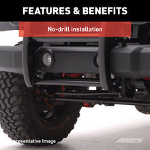 Load image into Gallery viewer, ARIES 1053 Black Steel Grille Guard, Select Jeep Wrangler JL for Select Jeep Wrangler