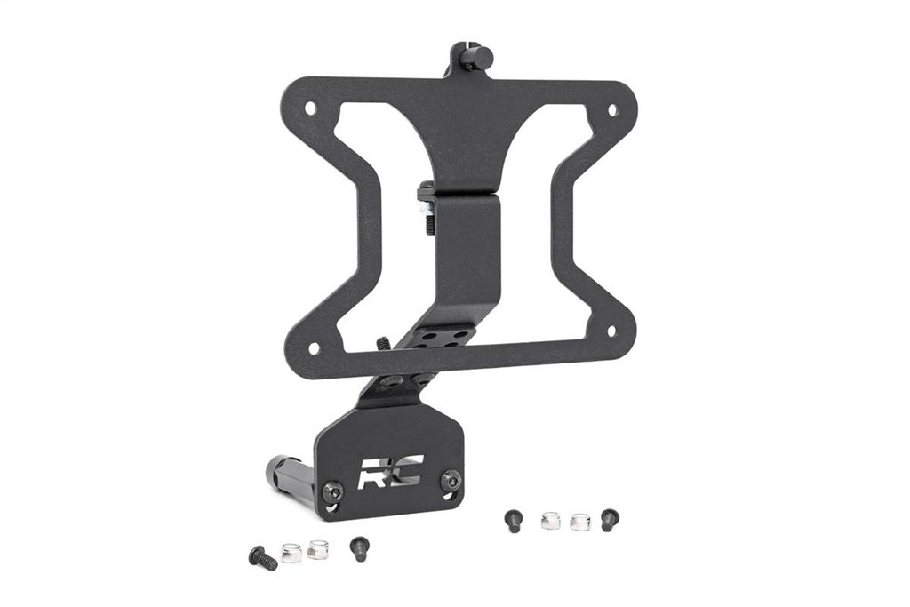 Rough Country 10541 License Plate Adapter for Select Jeep Wrangler, Jeep Wrangler JK