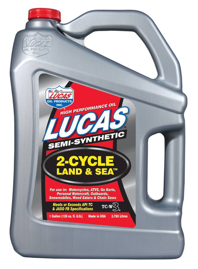 Lucas Oil Products 10557 Semi-Synthetic 2-Cycle Land and Sea Oil