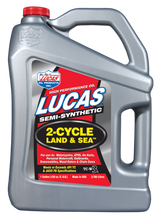 Load image into Gallery viewer, Lucas Oil Products 10557 Semi-Synthetic 2-Cycle Land and Sea Oil