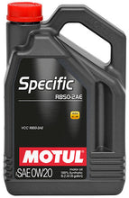 Load image into Gallery viewer, Motul 106045 Specific RBS0-2AE 0W20 Synthetic Engine Oil - 5L