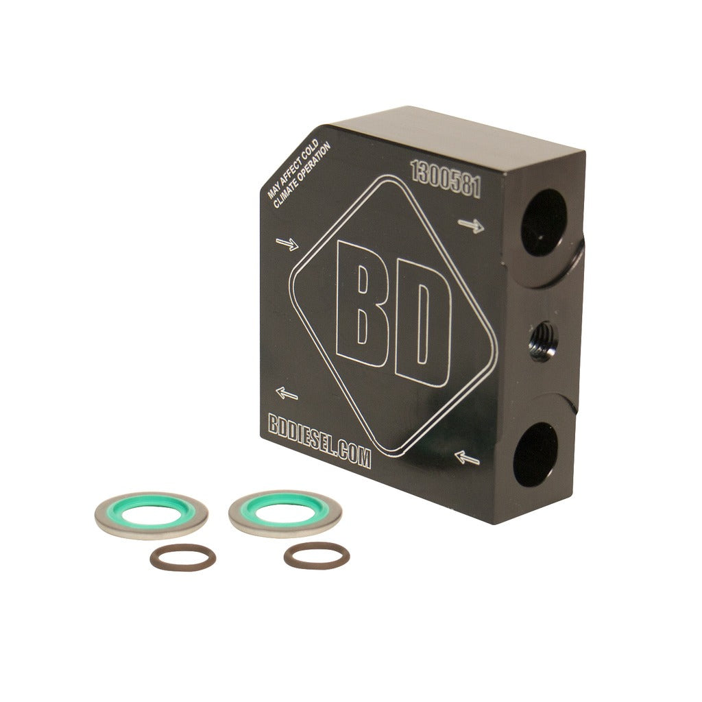 BD Diesel 1061527 BD 68RFE/Aisin AS69RC Cooler Bypass Delete - Dodge/RAM 2019-2022 6.7L for Select Ram 2500, Ram 3500, Ram 4500, Ram