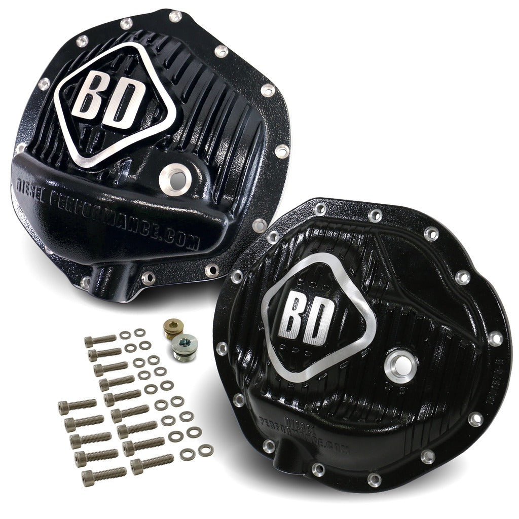BD Diesel 1061827 BD Dodge Differential Cover Pack, Front & Rear - 2500 2003-2013 / 3500 2003-2012 for Select Dodge Ram 2500, Dodge Ram 3500, Ram 2500, Ram