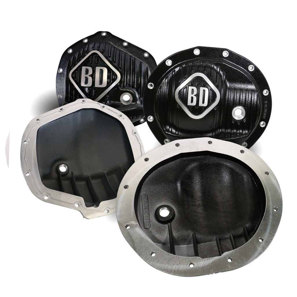 BD Diesel 1061829 BD Dodge Front & Rear Differential Cover Pack - 2500 2014-2018 / 3500 2013-2018 for Select Ram 2500, Ram