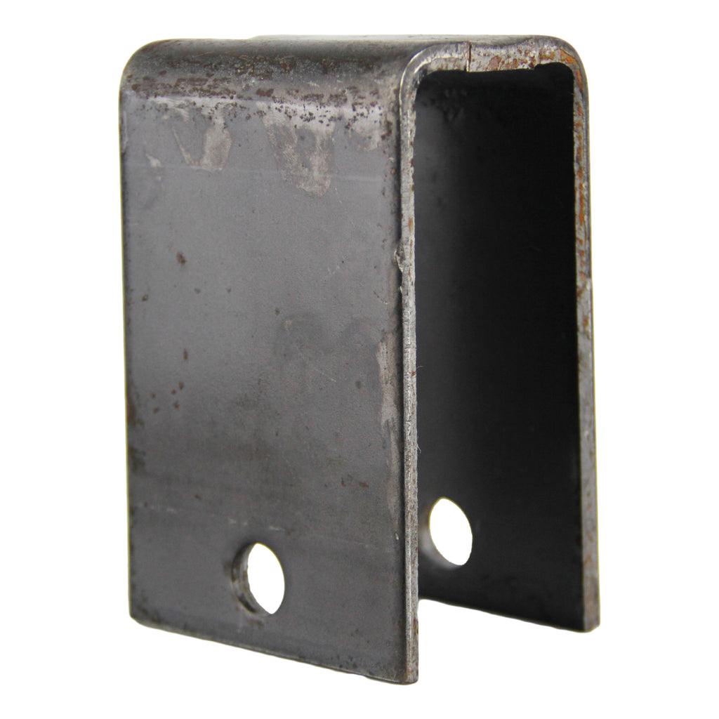 CURT 106185L Double-Eye Leaf Spring Trailer Axle Hanger, 2,200-8,000-lb Axle, 4-15/16"L x 2"W