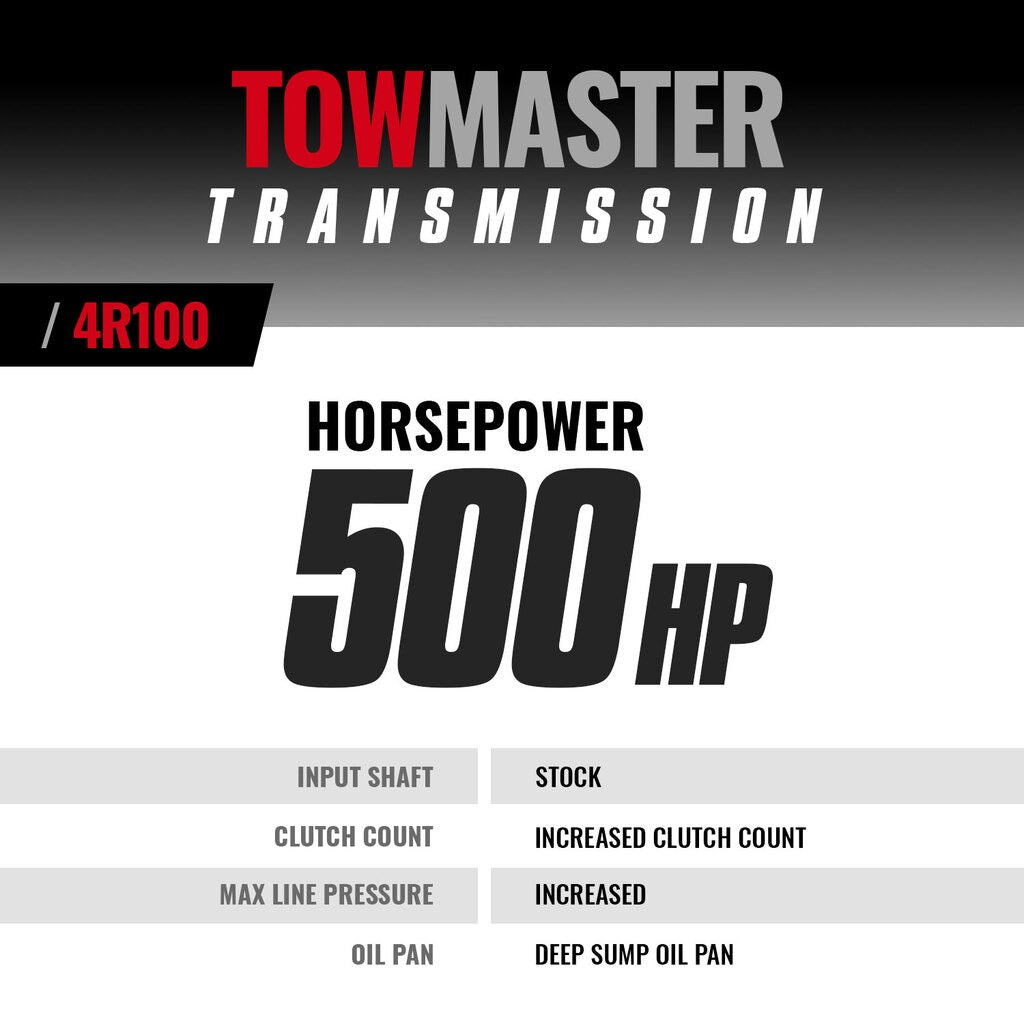 BD Diesel 1064444F BD TowMaster Ford 4R100 Transmission 1999-2003 4wd for Select Ford F-250 Super Duty, Ford F-350 Super Duty
