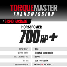 Load image into Gallery viewer, BD Diesel 1064504BM TORQUEMASTER FORD 6R140 TRANS/CONVERTER PACKAGE 6.7L POWER STROKE 11-16 2WD/4WD for Select Ford F-250 Super Duty, Ford F-350 Super Duty, Ford F-450 Super Duty, Ford F-550 Super Duty