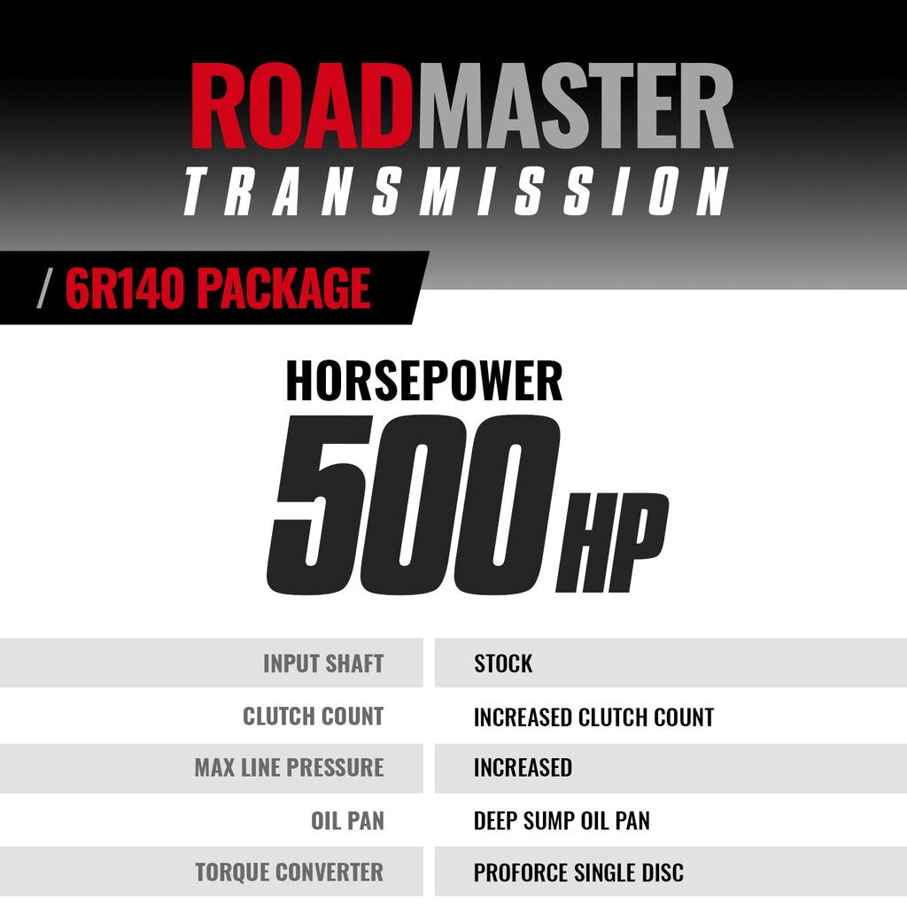 BD Diesel 1064524SS ROADMASTER 6R140 Transmission & Pro Force Converter Ford 2011-2016 2WD/4WD for Select Ford F-250 Super Duty, Ford F-350 Super Duty, Ford F-450 Super Duty, Ford F-550 Super Duty