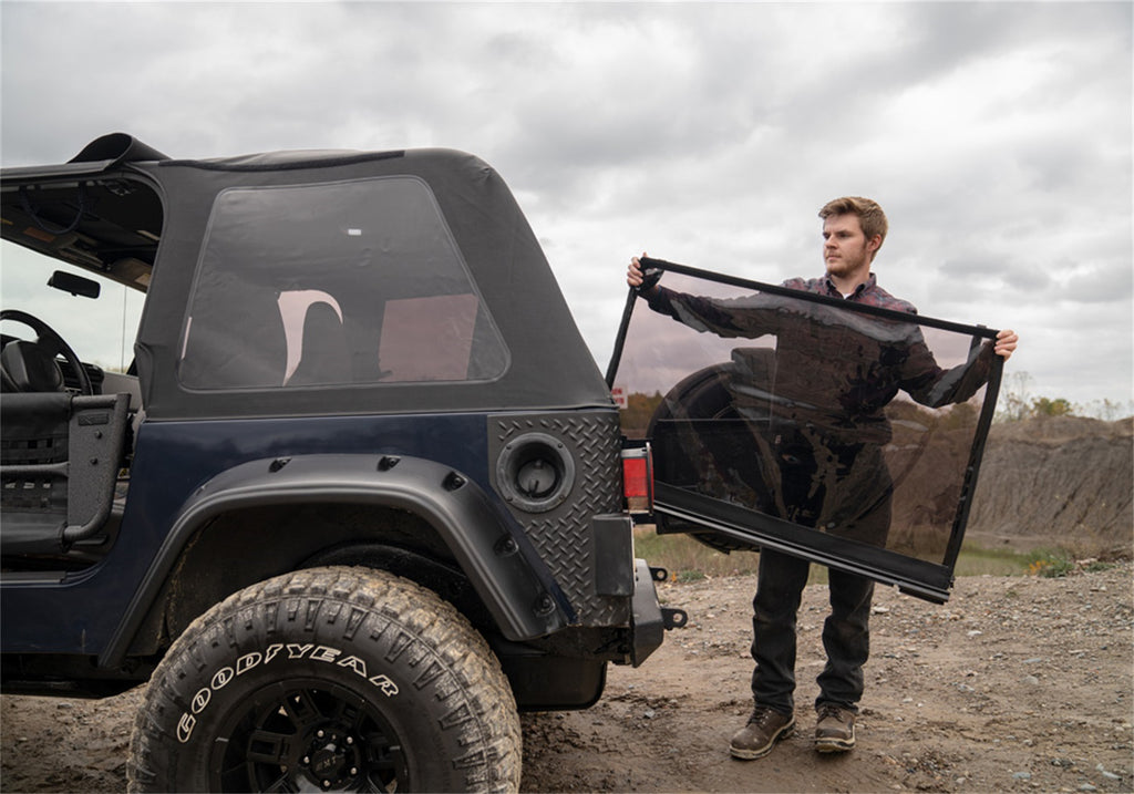 Rampage 106535 Frameless Trail Top Complete for Select Jeep TJ, Jeep Wrangler