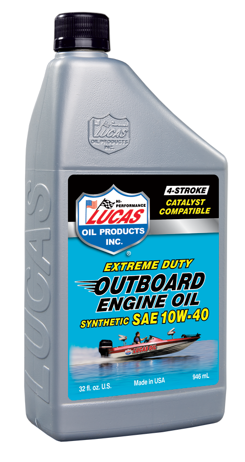 Lucas Oil Products 10662 Outboard Engine Oil Synthetic 10W-40